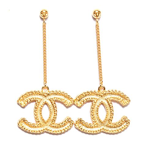 chanel drip earrings|drop chanel earrings fashion.